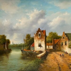 Le Depart des Trois Pecheurs - 20E Eeuw Hopper