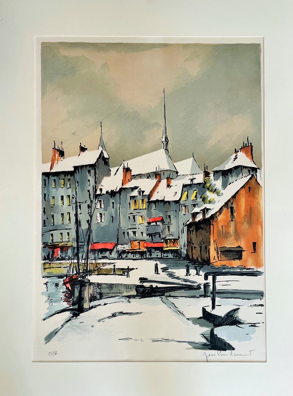 Paysage Enneigé - Jean-Pierre Laurent – Image 1