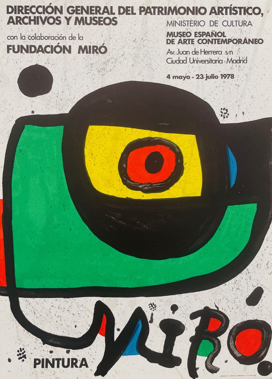 Pintura Madrid 1978 - Miro Joan – Image 1