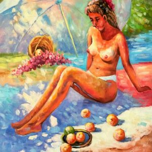 Nu aux Fruits - Xxe Siècle W. James
