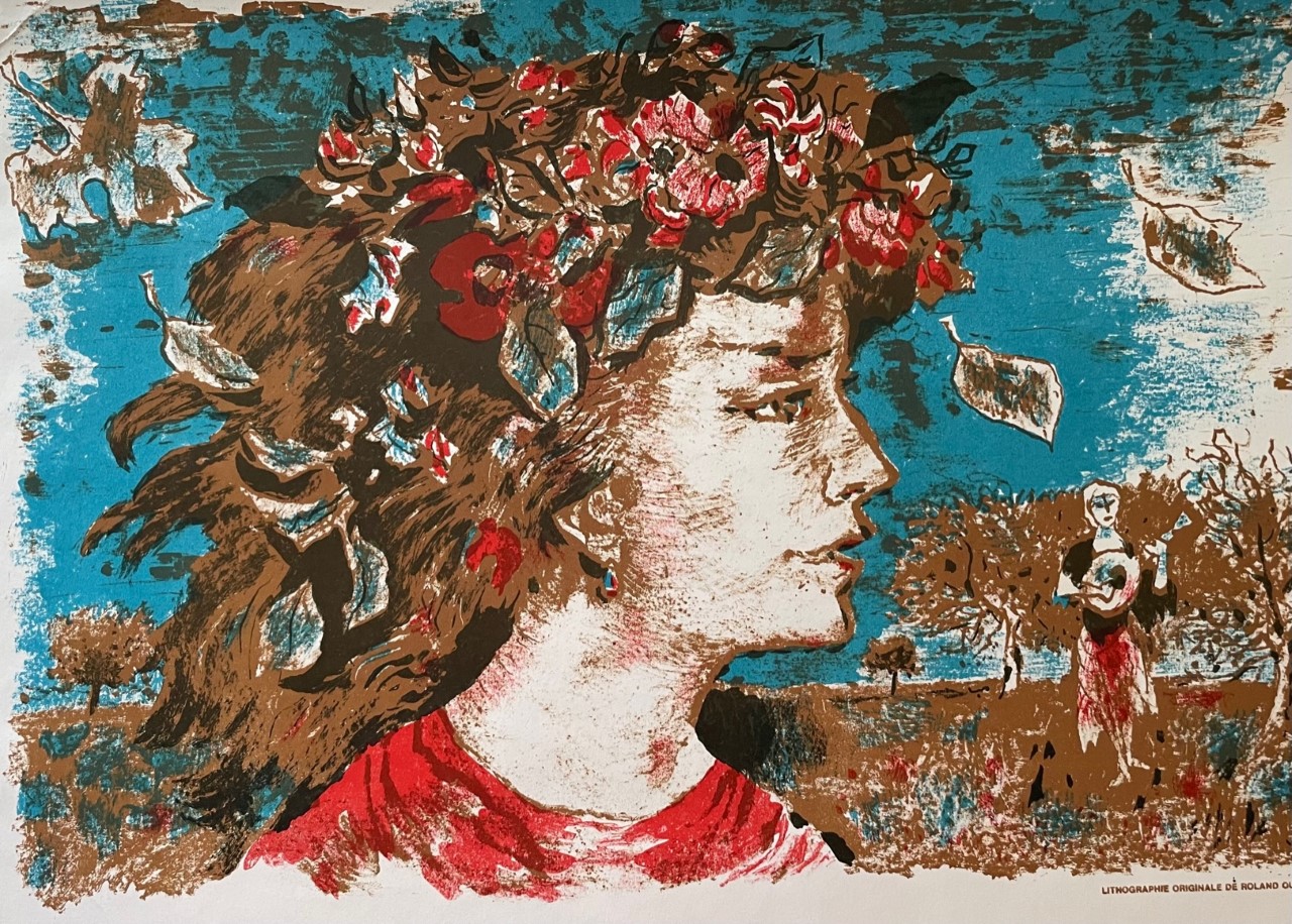 Portrait de Jeune Fille - Roland Oudot – Image 1