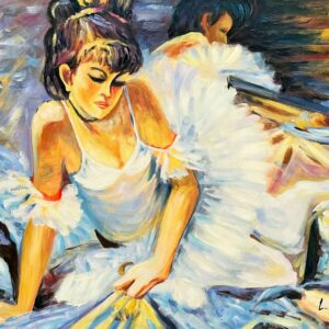 Danseuse au Repos - 20E Eeuw L. Lefour