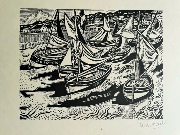Les Barques - Henri Liénard De Saint-Delis