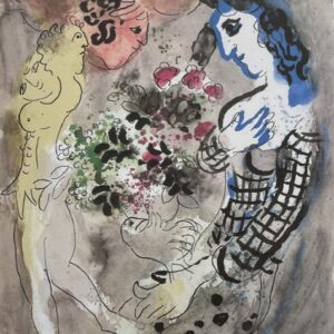Femme au Fleurs - Chagall Marc