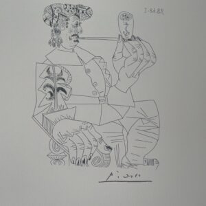 L'artiste avec Sa Pipe - Pablo Picasso