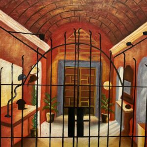 Xxe Siècle Chris - Huile Sur Toile