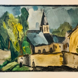 L’église de Bougival (1913) - Maurice De Vlaminck