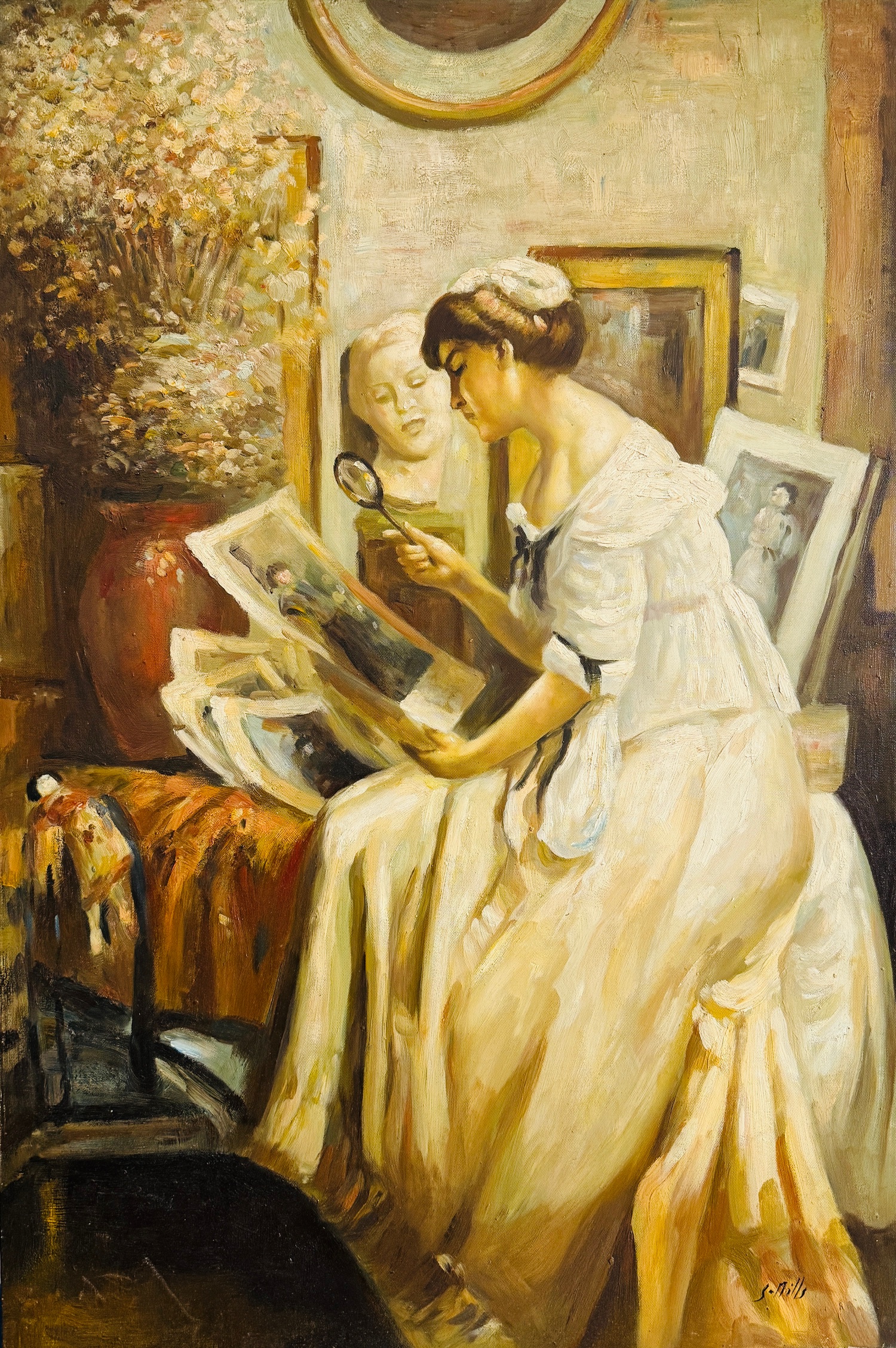 La Lecture À L’heure Dorée - Samuel Smills – Image 1
