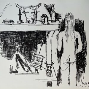Nu de Dos - Morvan Jean-Jacques