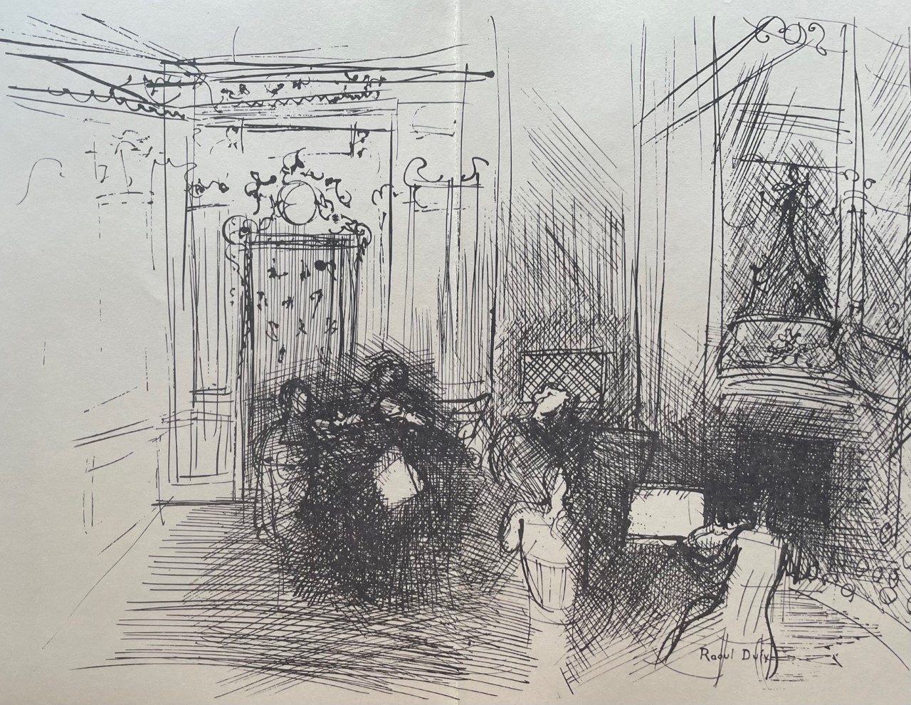 L’intérieur - Raoul Dufy – Image 1