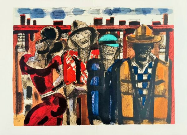 Harlem la Rue (1951) - Marcel Gromaire
