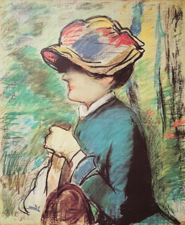 Portrait de Jeune Fille - Edouard Manet