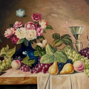 Nature Morte aux Fleurs Abondantes - Ecole Française Xxe