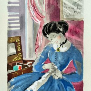 Une Jeune Femme Tricote - Grau-Sala Emile