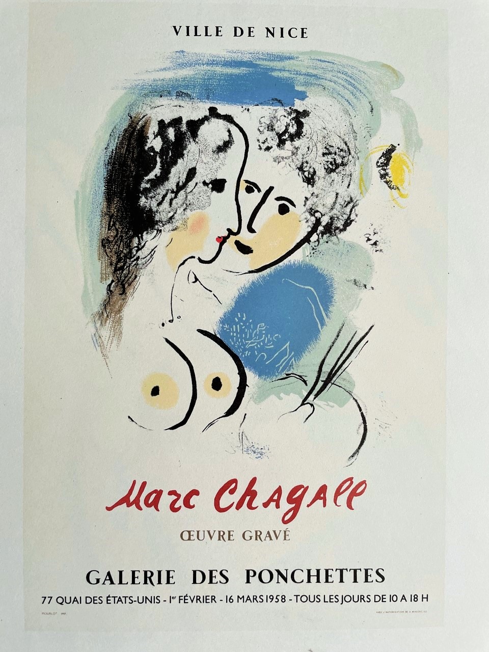 Galerie des Ponchettes - Marc Chagall – Image 1