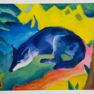 Le Renard Bleu Noir - Franz Marc
