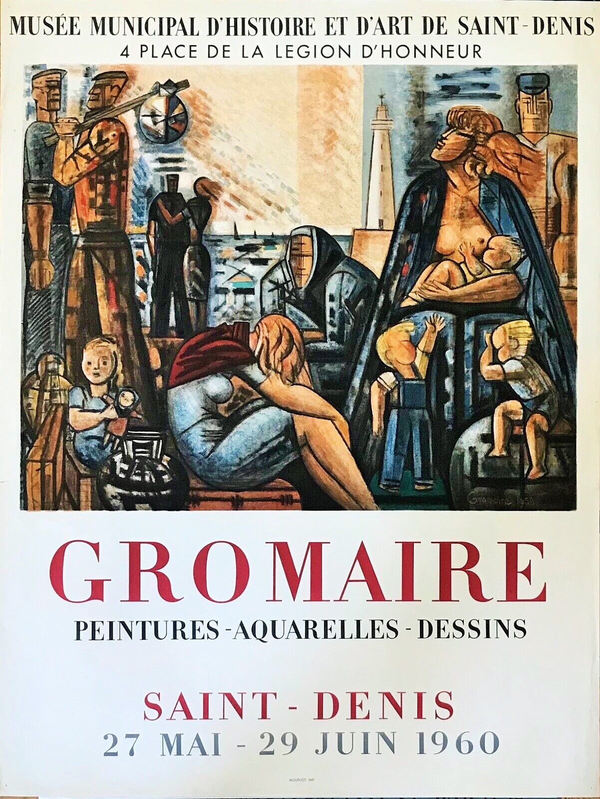 Musée de Saint Denis 1960 - Marcel Gromaire – Image 1