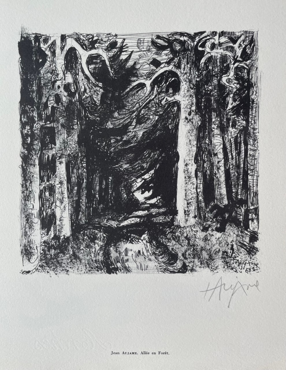 Allée en Forêt - Aujame Jean – Image 1
