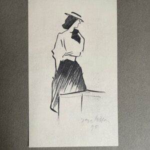 Chanteuse au Chapeau - Jacques Villon