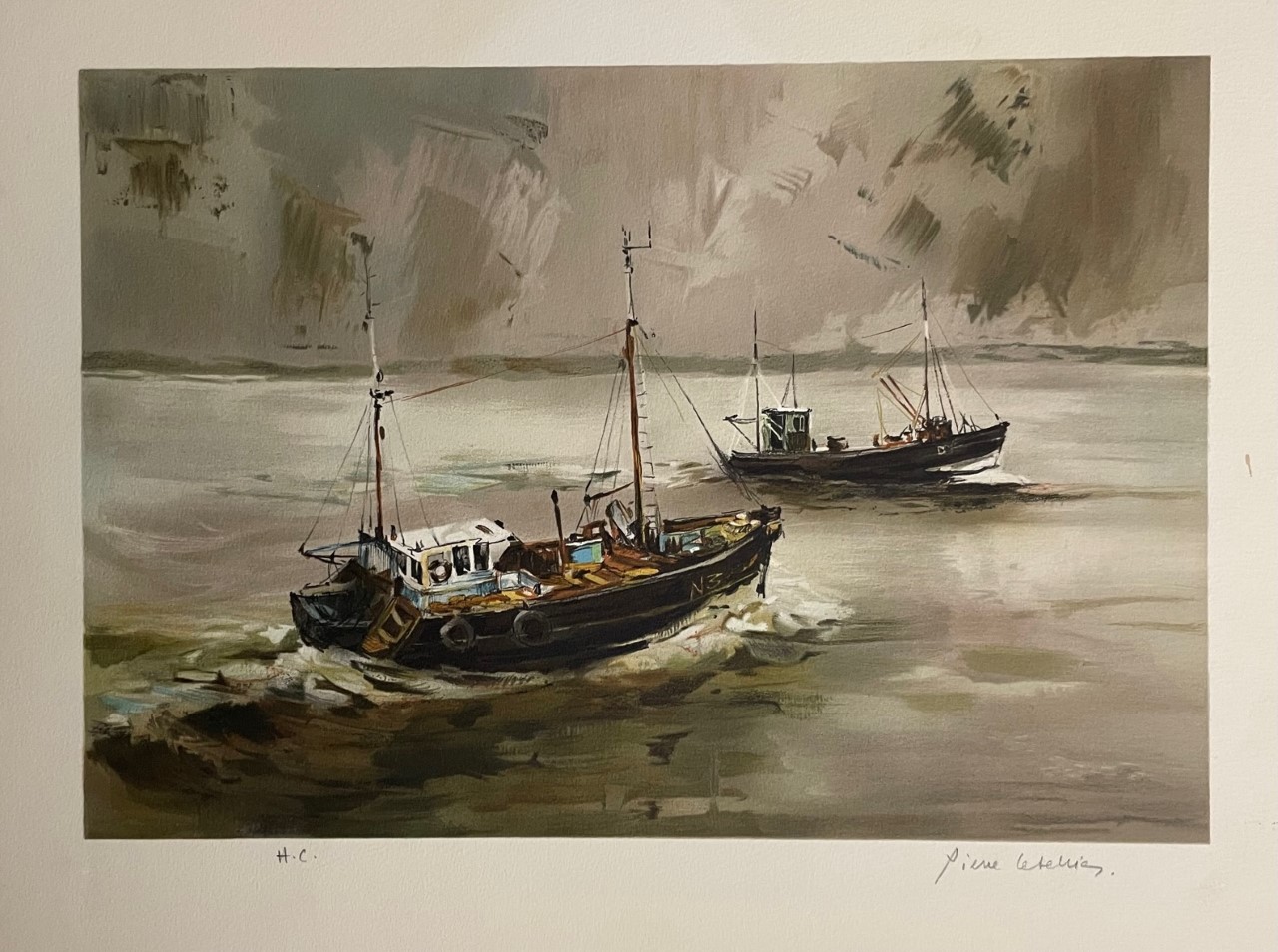 Deux Bateaux - Pierre Letellier – Image 1