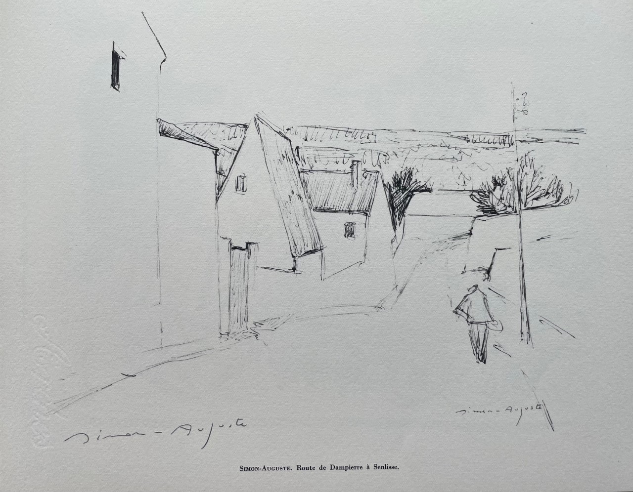 Route de Dampierre A Senlisse - Auguste Simon – Image 1