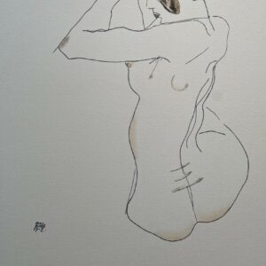 Nu de Dos - Egon Schiele