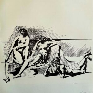 Le Musicien et les Deux Femmes - Pablo Picasso