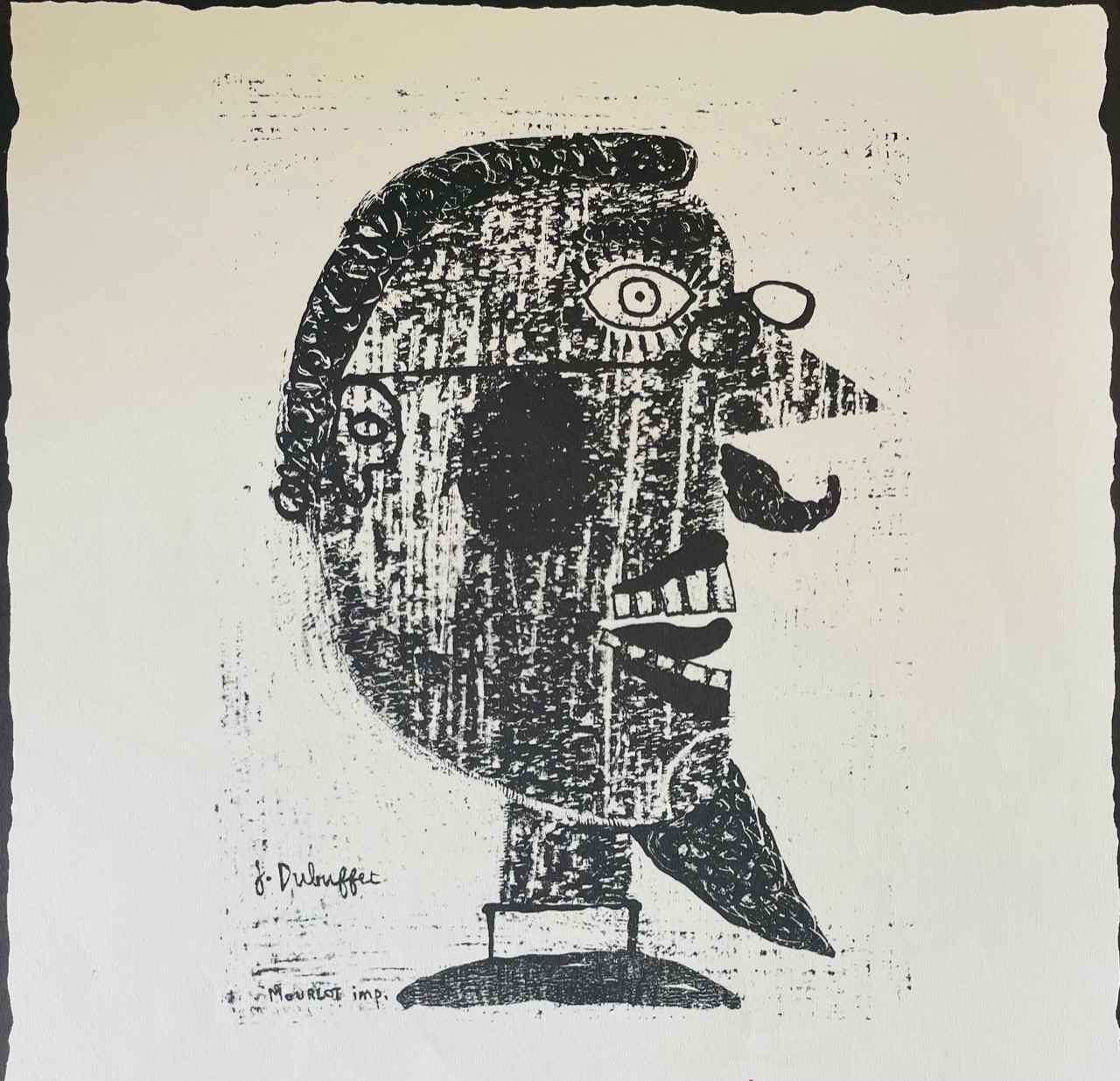 Barbu A Lunette - Jean Dubuffet – Image 1