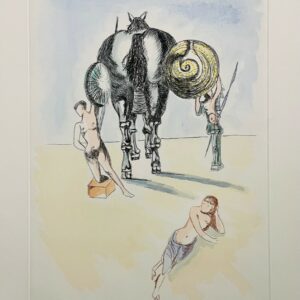 Voyage dans le Desert - Salvador Dali