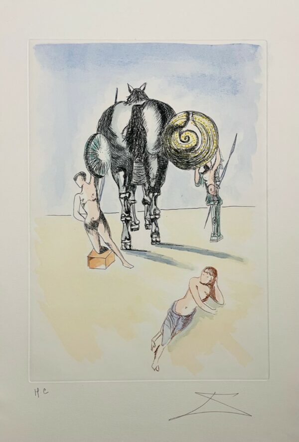 Voyage dans le Desert - Salvador Dali