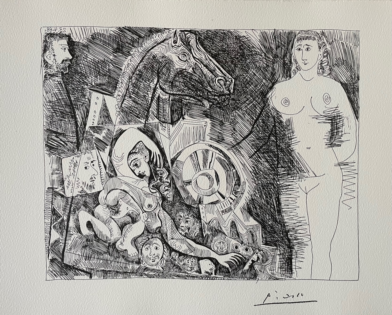 Nu À la Charrue - Picasso Pablo – Image 1