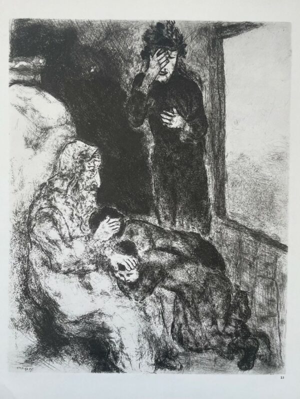 Benediction D'ephraim et Manasse - Chagall Marc