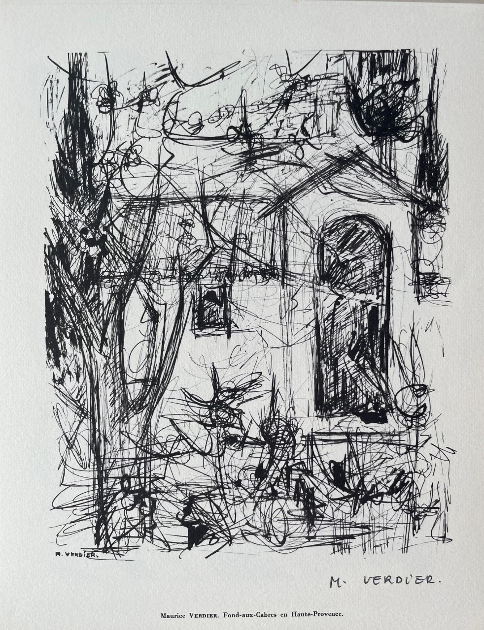 Fond aux Cabres en Haute-Provence - Verdier Maurice – Image 1