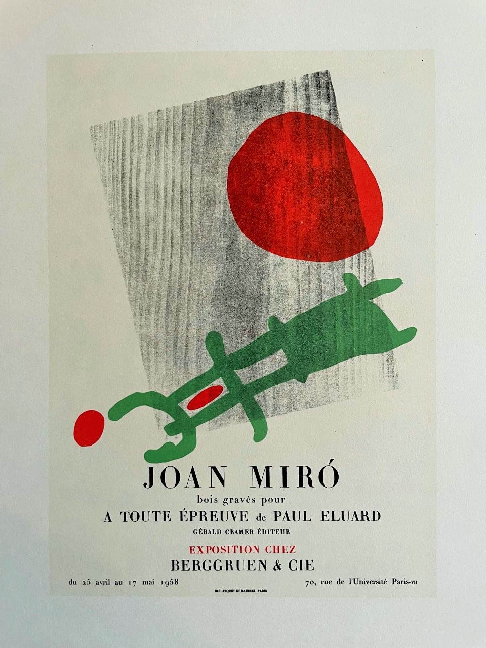 Berggruen et Cie - Joan Miro – Image 1