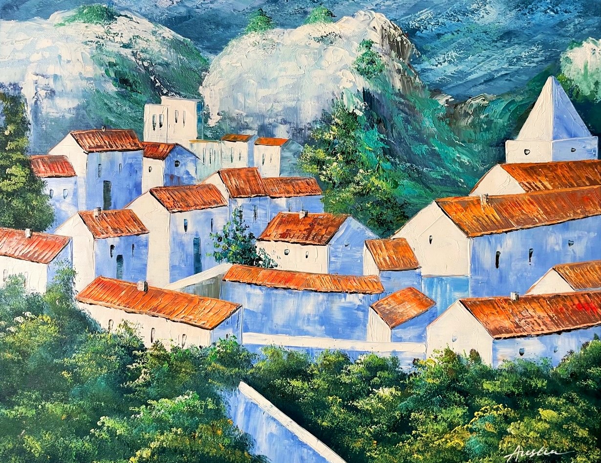 Vue des Toits - John 20E Eeuw Austin – Image 1