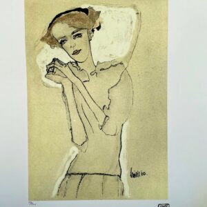 Portrait D'une Femme Rousse - Schiele Egon