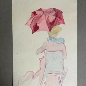 L'ombrelle Rouge - Villon Jacques