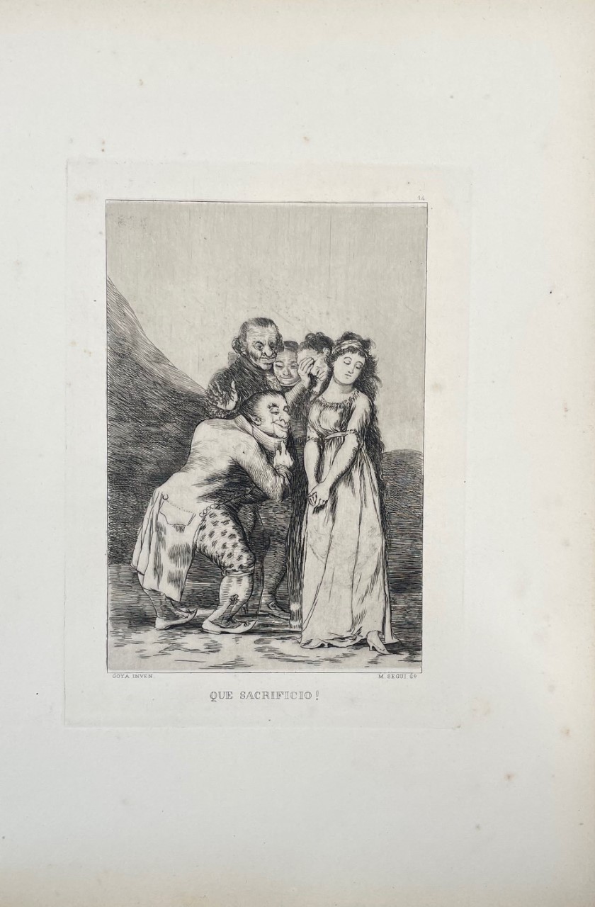 Que Sacrificio ! - Francisco De Goya – Image 1