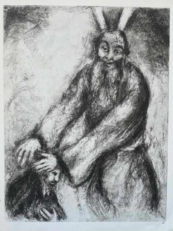 La Benediction de Moise - Marc Chagall