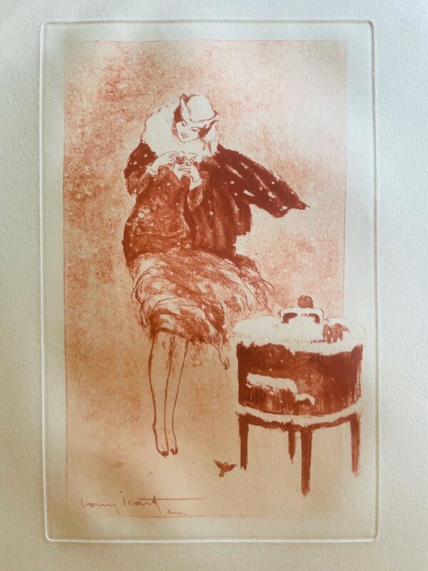 Elegante A la Robe - Icart Louis