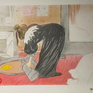 Elles, Femme au Tub - Henri De Toulouse Lautrec