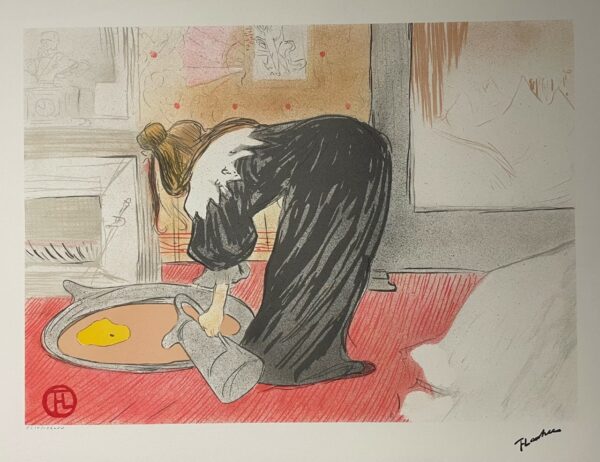 Elles, Femme au Tub - Henri De Toulouse Lautrec