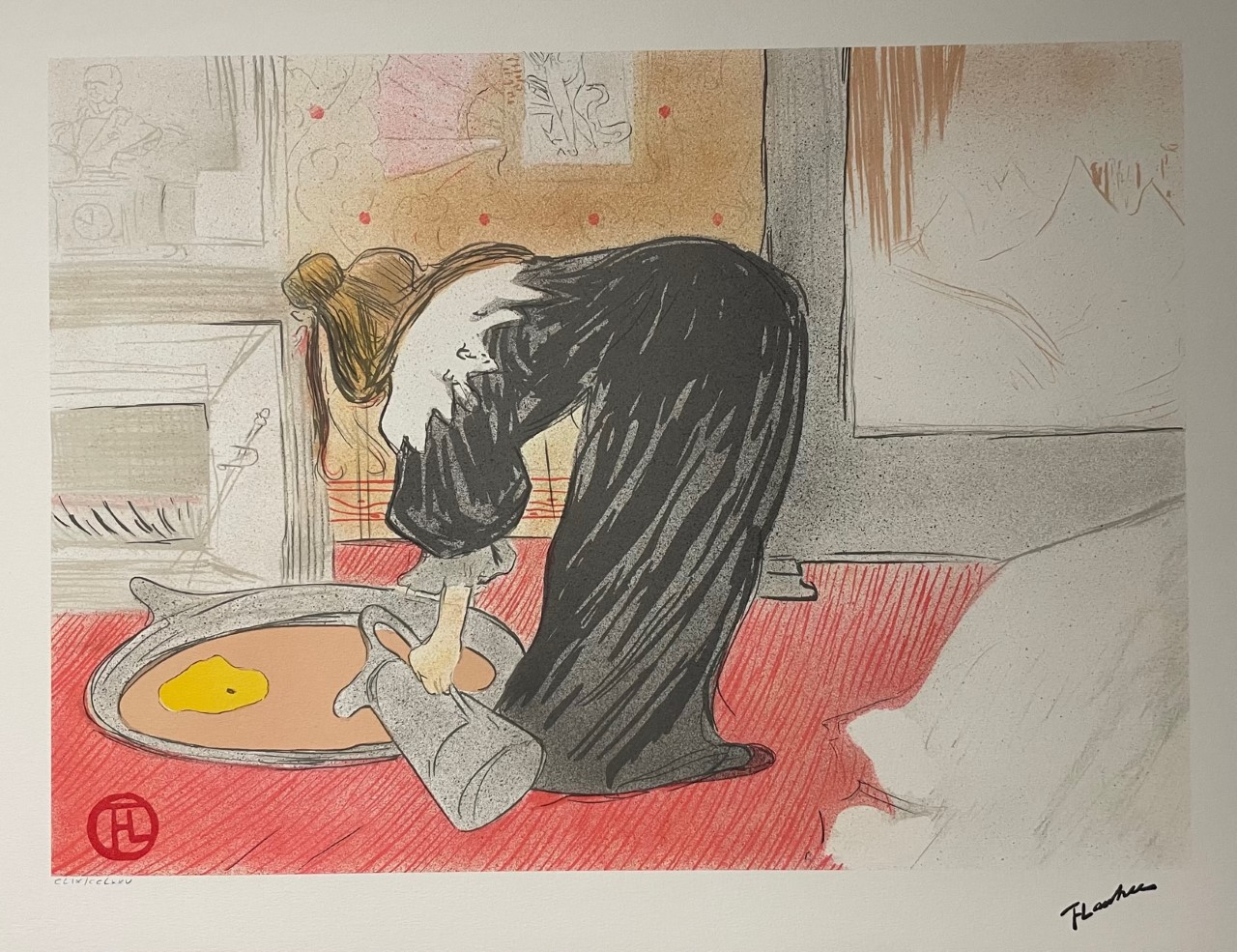 Elles, Femme au Tub - Henri De Toulouse Lautrec – Image 1