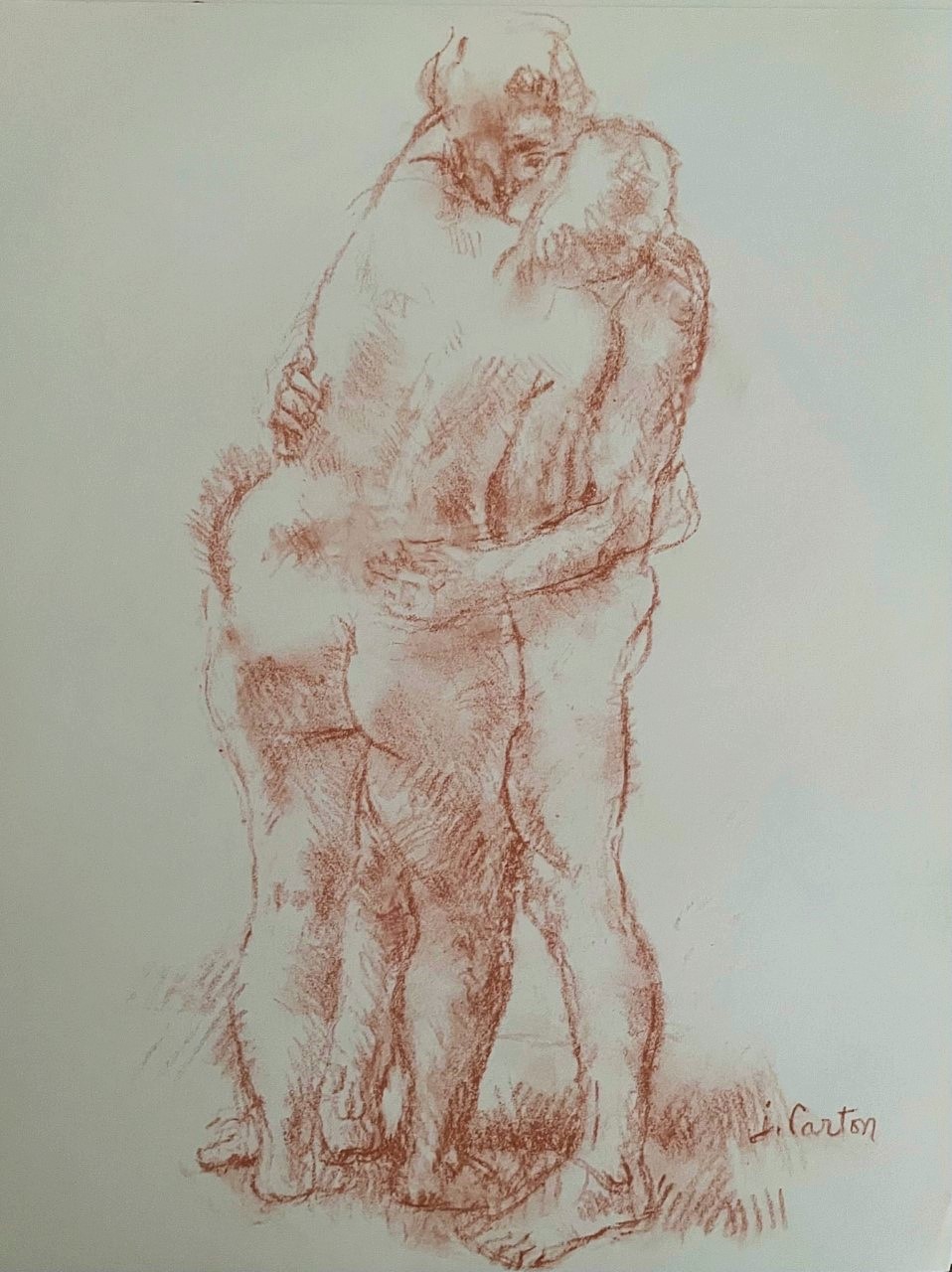 Jean Carton - Lithographie – Image 1