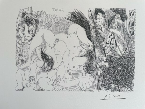 Raphael et la Fornarina - Pablo Picasso