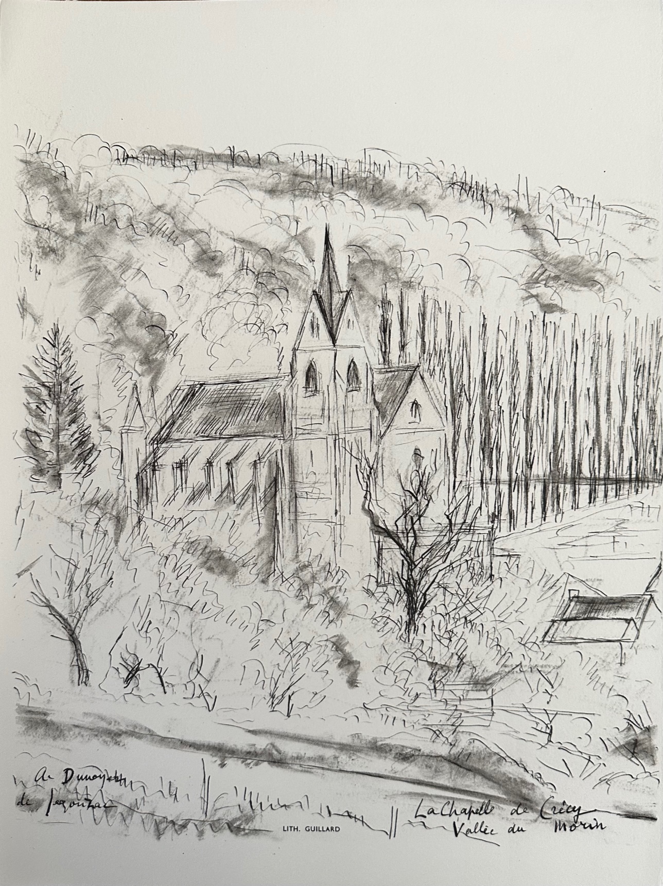 La Chapelle de Crécy - André Dunoyer De Segonzac – Image 1