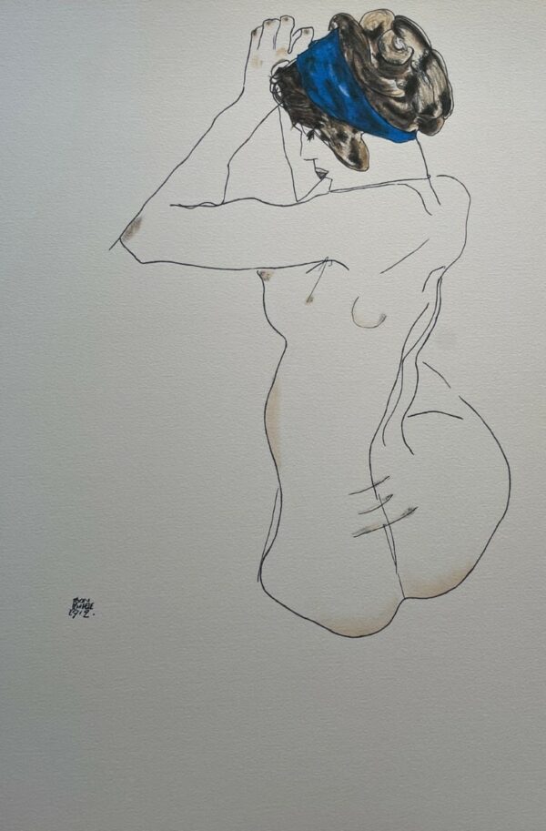 Nu de Dos - Schiele Egon