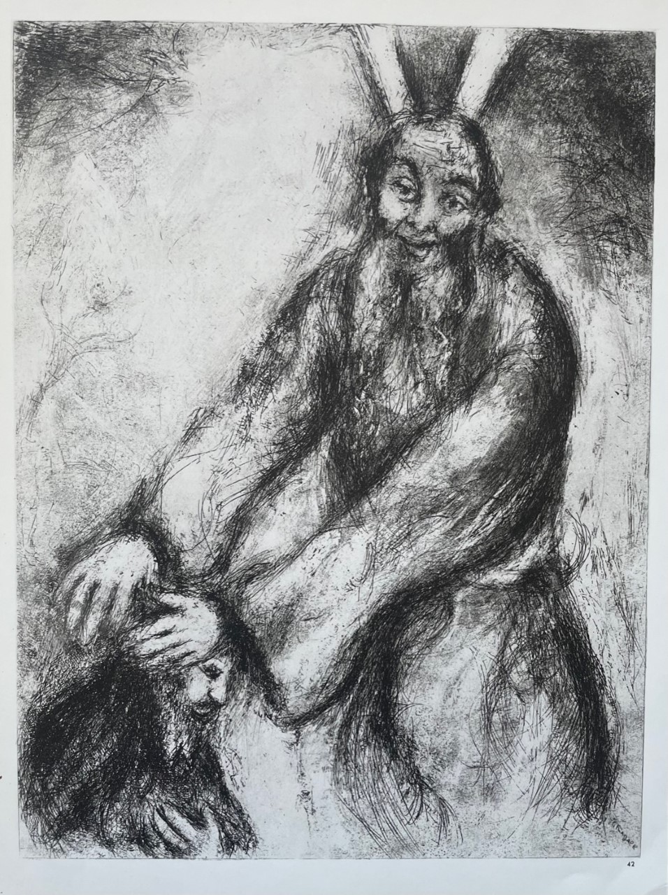 La Benediction de Moise - Marc Chagall – Image 1