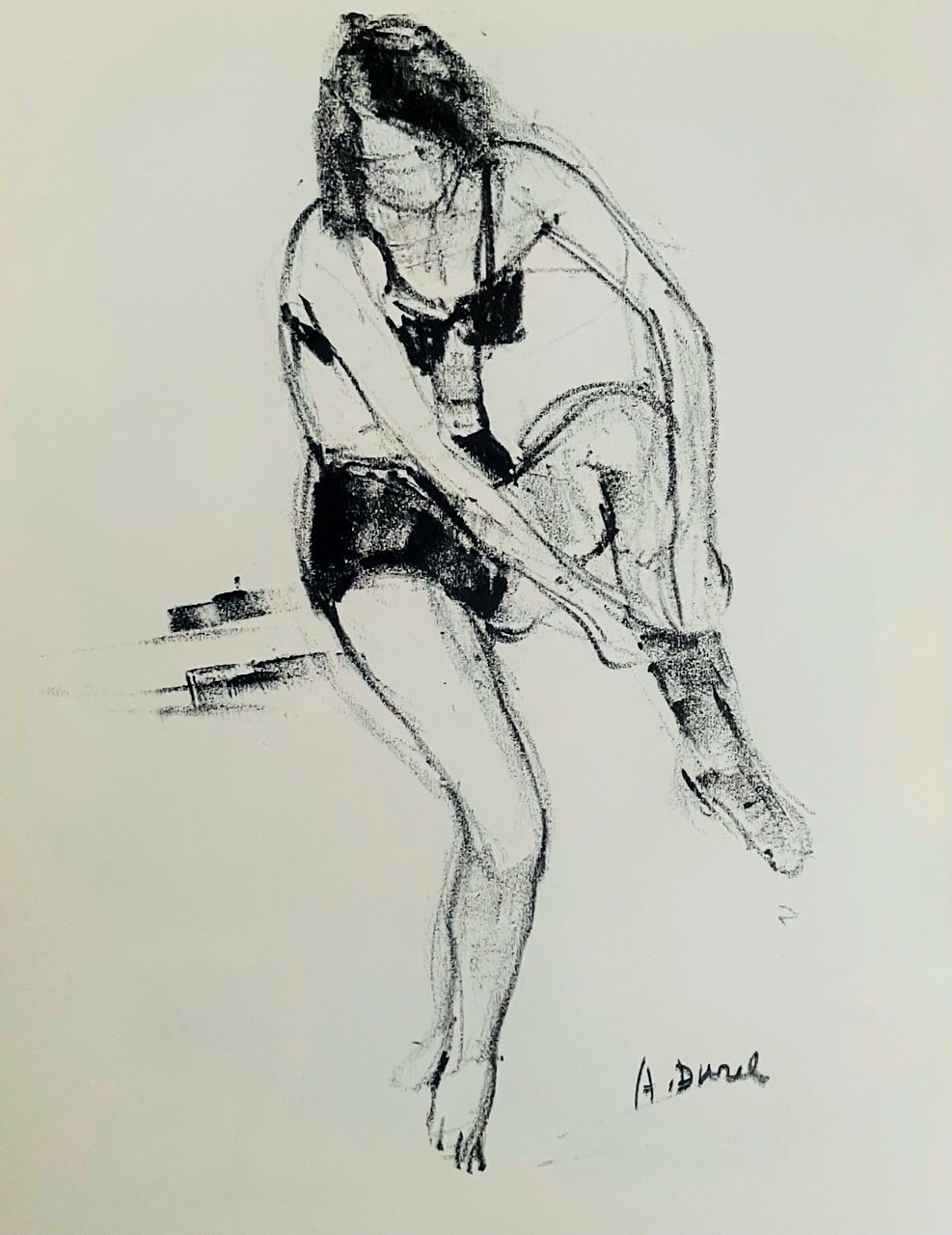 Auguste Durel - Lithographie – Image 1