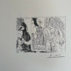 Ecrivain et Egerie - Pablo Picasso
